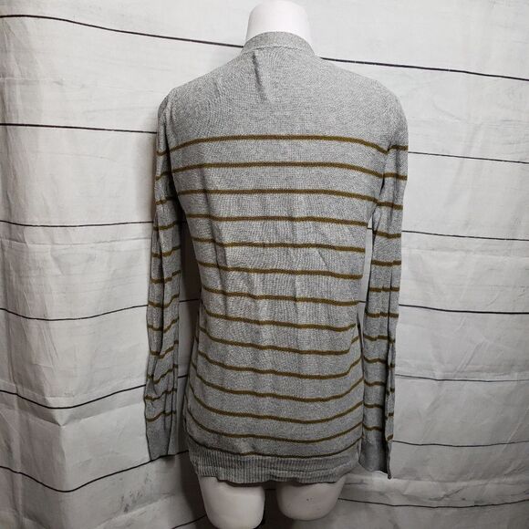 Madewell Inlet Cardigan grey copper brown Small - Picture 2 of 6